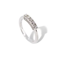 Anello Riviera  Salvini DMBR0025 H  in oro 18k e diamanti naturali Donna  - DMBR0025 H